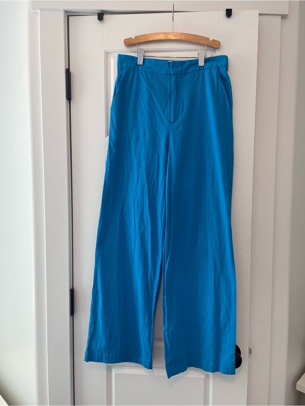 Princess Polly Bright Blue Wide-Leg Pants